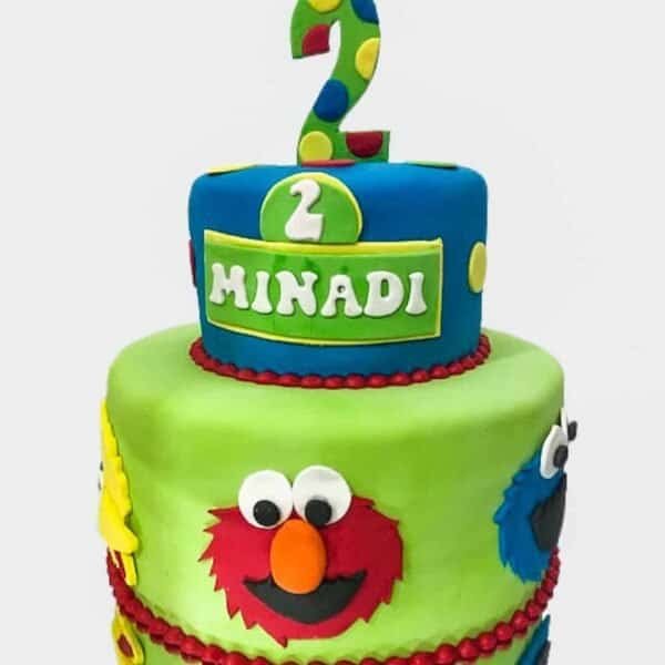 DC - 132 (4kg Ribbon Cake - 6" + 9")