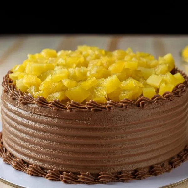 Chocolate Pineapple Cake (8")